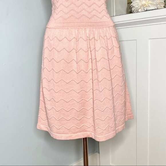 Romeo and Juliet Couture Pink Knit Fit & Flare Sweater Dress Nwt - Picture 6 of 11